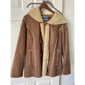 Nine West // Faux Shearling Coat